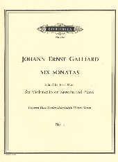 Galliard Sonata No 1 Amin Cello Or Bassoon & Piano Sheet Music Songbook