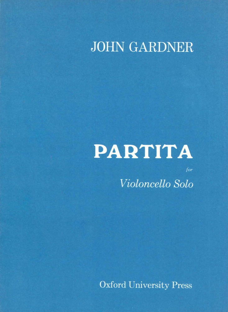Gardner Partita Cello Sheet Music Songbook