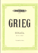 Grieg Sonata Op36 Amin Cello Sheet Music Songbook