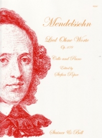 Mendelssohn Song Without Words Op109 D Cello Sheet Music Songbook