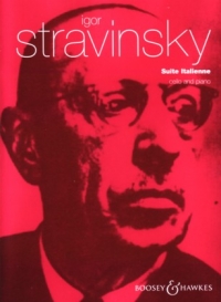 Stravinsky Suite Italienne Cello Sheet Music Songbook