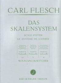 Flesch Scale System Arr Boettcher Cello Sheet Music Songbook