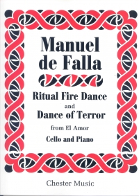 Falla Two Dances From El Amor Brujo Cello Sheet Music Songbook