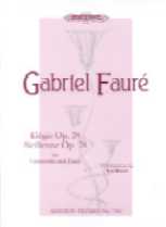 Faure Elegie Op24 & Sicilienne Op78 Howat Cello Sheet Music Songbook