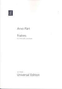 Part Fratres Schwalke Cello Sheet Music Songbook