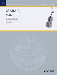 Marais Suite Dmin Cello Sheet Music Songbook