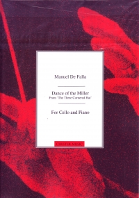 Falla Dance Of The Miller 3 Cornered Hat Cello Sheet Music Songbook