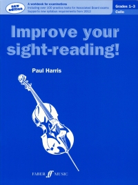 Improve Your Sight Reading Cello Grades 1-3 New Sheet Music Songbook