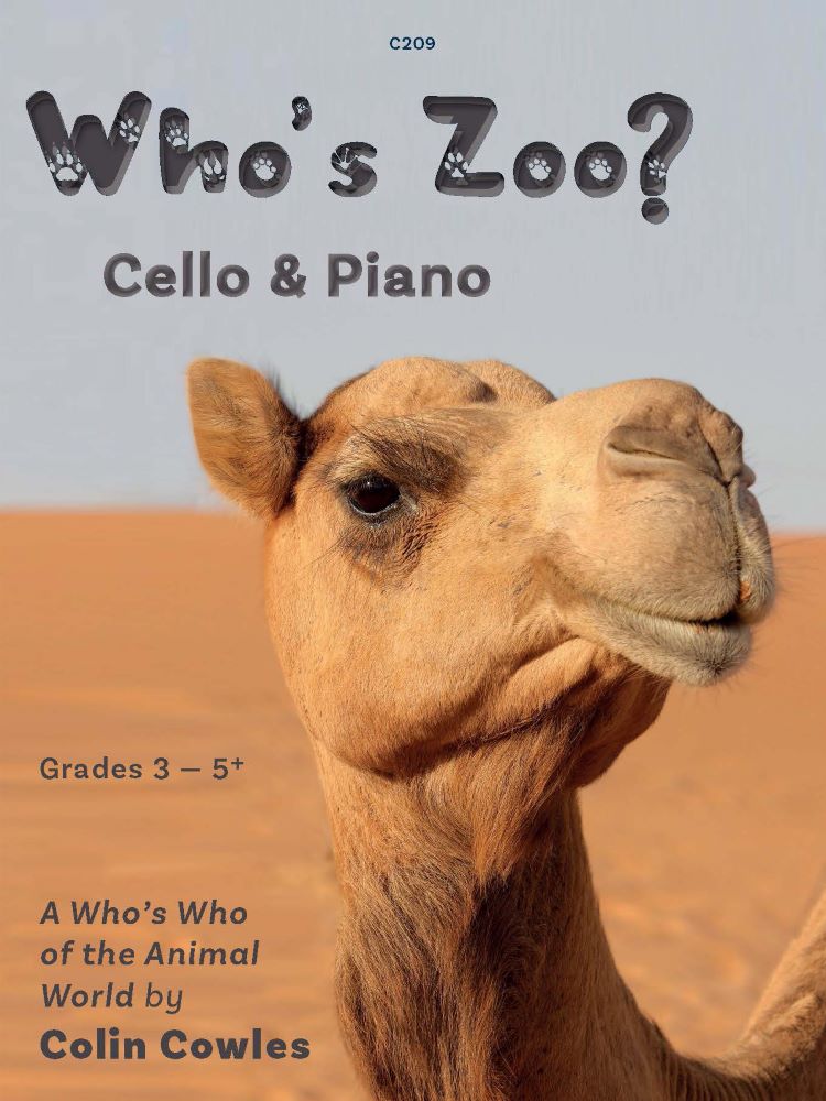 Cowles Whos Zoo Cello & Piano Sheet Music Songbook
