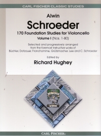 Schroeder 170 Foundation Studies 1 Cello Sheet Music Songbook