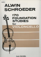Schroeder 170 Foundation Studies 2 Cello Sheet Music Songbook