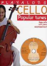 Playalong Cello Popular Tunes Book & Cd Sheet Music Songbook