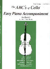 Abcs Of Cello 3 Advanced Piano Acc Sheet Music Songbook