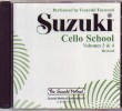Suzuki Cello School Vol 3 & 4 Cd Revised Sheet Music Songbook