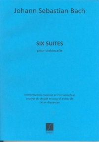 Bach Suites (6) Alexanian Cello Solo Sheet Music Songbook