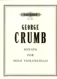 Crumb Sonata Solo Cello Sheet Music Songbook