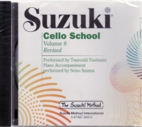 Suzuki Cello School Vol 8 Cd Tsutsumi Sheet Music Songbook