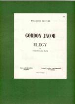 Jacob Elegy Cello & Piano Sheet Music Songbook