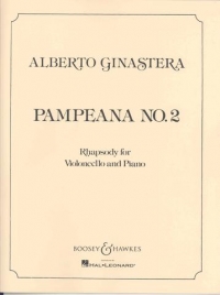 Ginastera Pampeana No 2 Rhapsody Cello & Piano Sheet Music Songbook