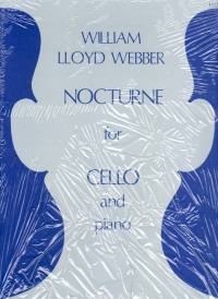 Lloyd Webber W Nocturne Cello & Piano Sheet Music Songbook
