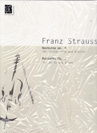 Strauss F Nocturno Op7 Cello Sheet Music Songbook
