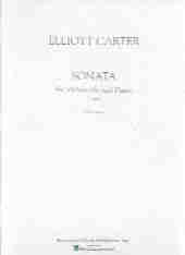 Carter Cello Sonata 1992 Edition Cello & Piano Sheet Music Songbook