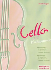 Bruuaier Cello-vielharmonie Heft 1 For 4 To 5 Vlc Sheet Music Songbook