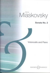 Miaskowski Sonata No 2 Cello & Piano Sheet Music Songbook