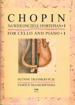 Chopin Famous Transcriptions Book 1 Cello & Piano Sheet Music Songbook