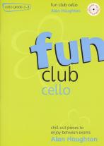 Fun Club Cello Grade 2-3 Book & Cd Sheet Music Songbook