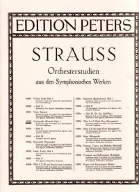 Strauss R Orchestral Studies Vol 1 Cello Solo Sheet Music Songbook