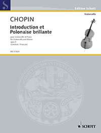 Chopin Introduction & Polonaise Brillante Cello&pf Sheet Music Songbook