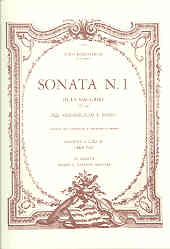 Boccherini Sonata No 1 A Pais Cello & Piano Sheet Music Songbook