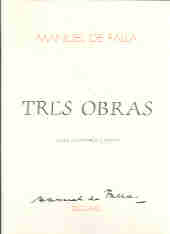 Falla 3 Works Tres Obras  For Cello & Piano Sheet Music Songbook