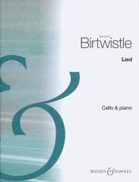 Birtwistle Lied Cello & Piano Sheet Music Songbook