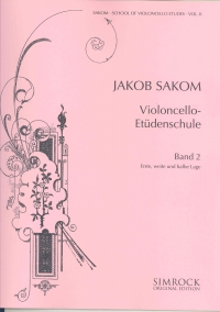 Sakom School Of Cello Studies 2 Sheet Music Songbook