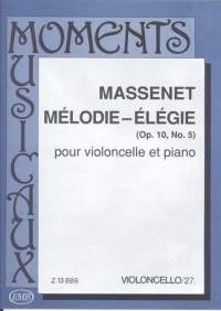 Massenet Melodie-elegie Op10 No 5 Cello & Piano Sheet Music Songbook