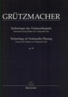 Grutzmacher Technology Of Cello Playing Op38 Sheet Music Songbook