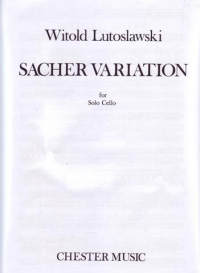 Lutoslawski Sacher Variation Solo Cello Sheet Music Songbook