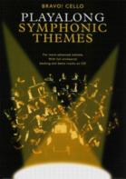 Bravo Playalong Symphonic Themes Cello + Cd Sheet Music Songbook