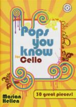 Pops You Know Cello Hellen Book & Cd Sheet Music Songbook