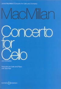 Macmillan Cello Concerto For Cello & Piano Sheet Music Songbook