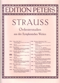 Strauss R Orchestral Studies Vol 2 Cello Solo Sheet Music Songbook
