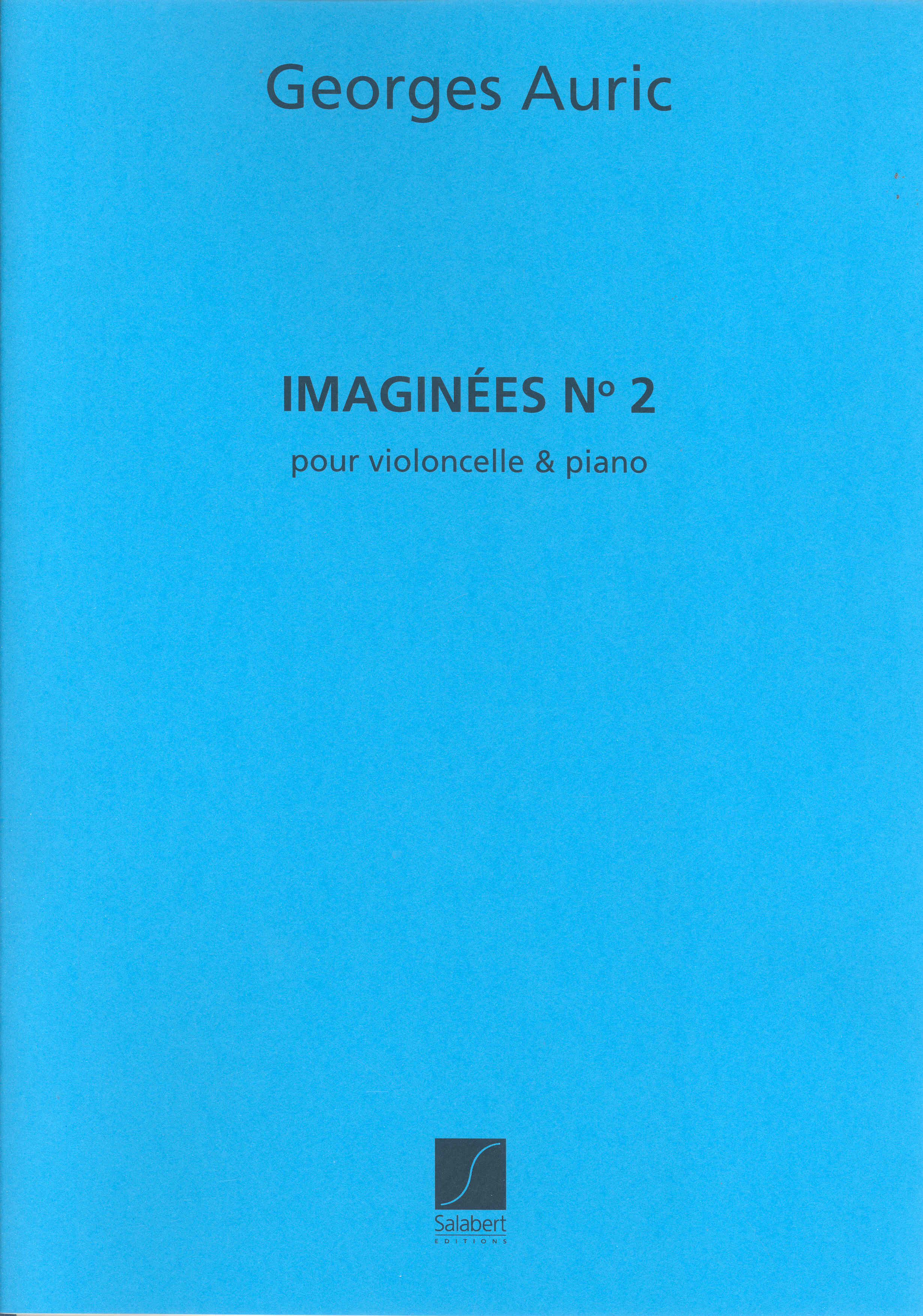 Auric Imaginees 2 Cello & Piano Sheet Music Songbook