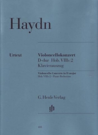 Haydn Concerto D Hob Viib:2 Cello Sheet Music Songbook
