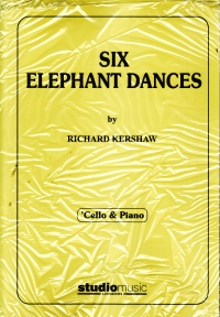 Kershaw Six Elephant Dances Cello Sheet Music Songbook