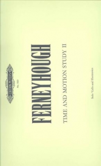 Ferneyhough Time And Motion Study Ii Solo Cello Sheet Music Songbook