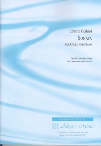 Gerhard Sonata Cello & Piano Sheet Music Songbook