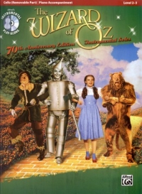 Wizard Of Oz 70th Anniversary Cello & Piano + Cd Sheet Music Songbook