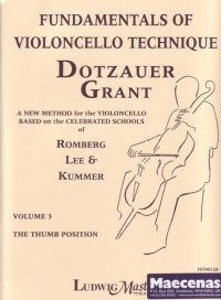 Grant Fundamentals Of Violoncello Technique Vol 3 Sheet Music Songbook